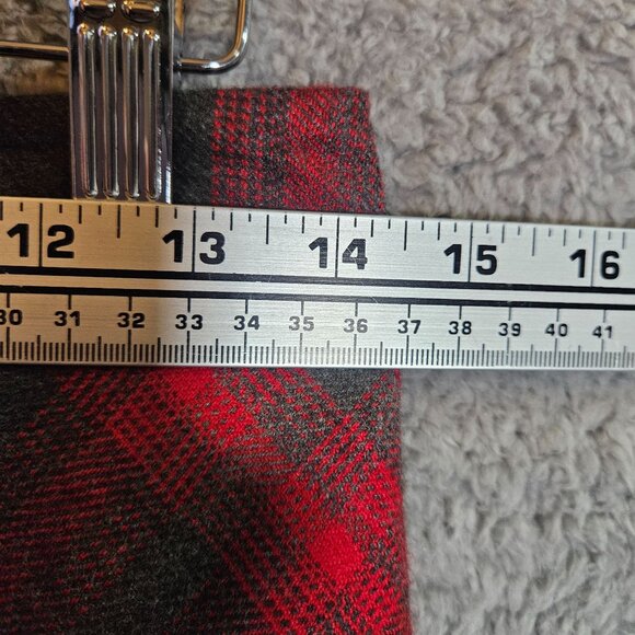 The Limited Womens Plaid Pencil Skirt Size 2 Red & Gray Polyester Blend - Picture 11 of 14